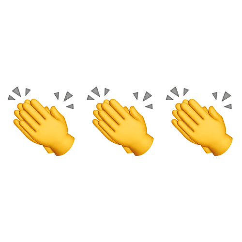 👏👏👏 Emoji Domain iOS rendering
